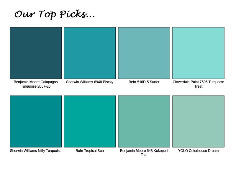 Unique Colors That Compliment Turquoise New Decorating Ideas