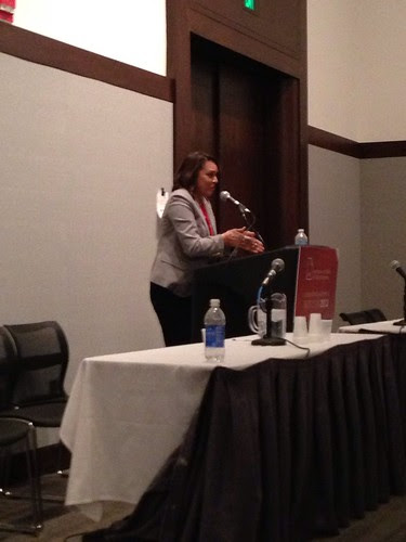 Natasha Trethewey opening the reading