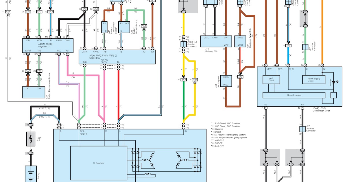 Electrical Wiring Diagram Lexus Is250
