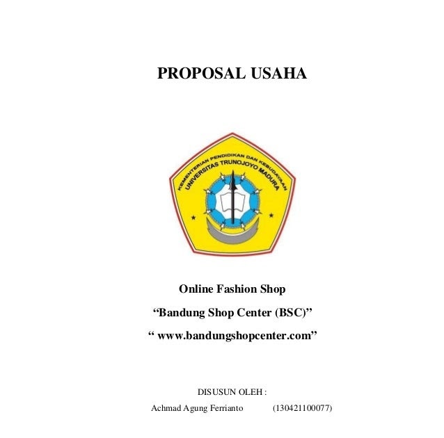 Contoh Proposal Bisnis Contoh Proposal Usaha Makanan