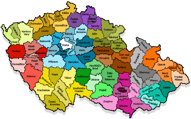Mapa Okres Mapa
