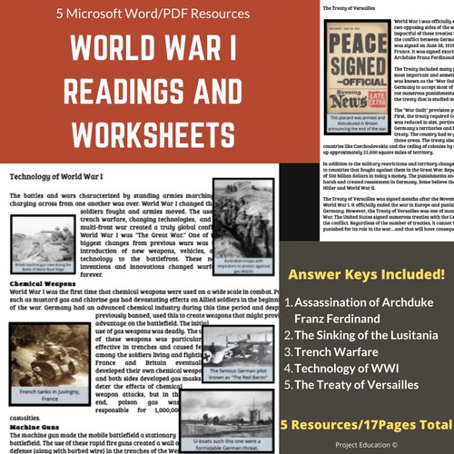 the-war-to-end-all-wars-worksheet-answers-pdf