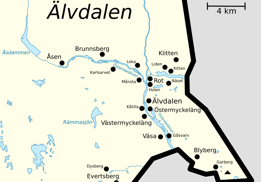Karta över älvdalen | Göteborg Karta