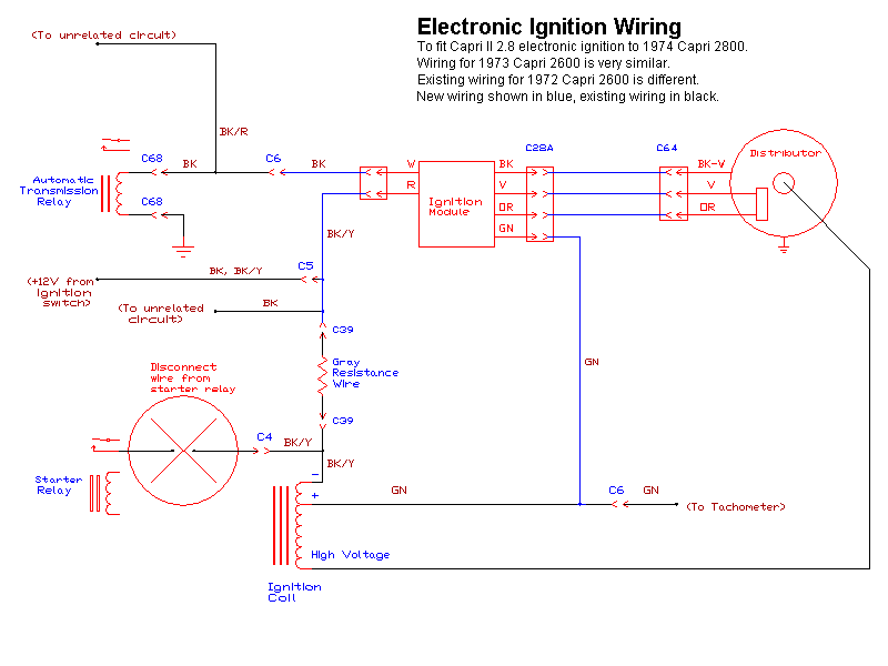 55 Ford Pinto Distributor Wiring - Wiring Diagram Plan