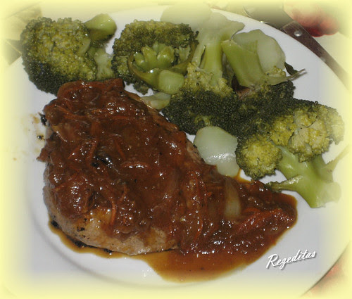 BISTEC PARIS CON SALSA DE CITRICOS
