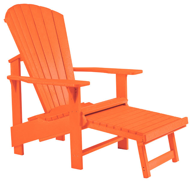 Elenora Cool Adirondack chairs orange plastic