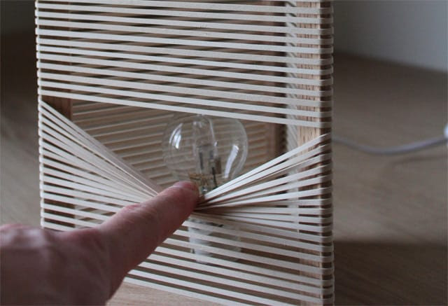 Delta Lamp: A Customizable Light Made from Rubber Bands Delta Lamp: A Customizable Light Made from Rubber Bands rubber bands lighting