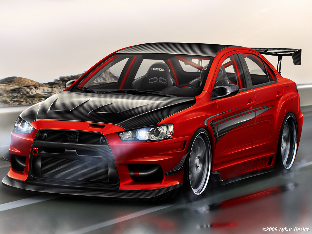 Modifikasi Mobil Mitsubishi Lancer Evolution Ottomania86