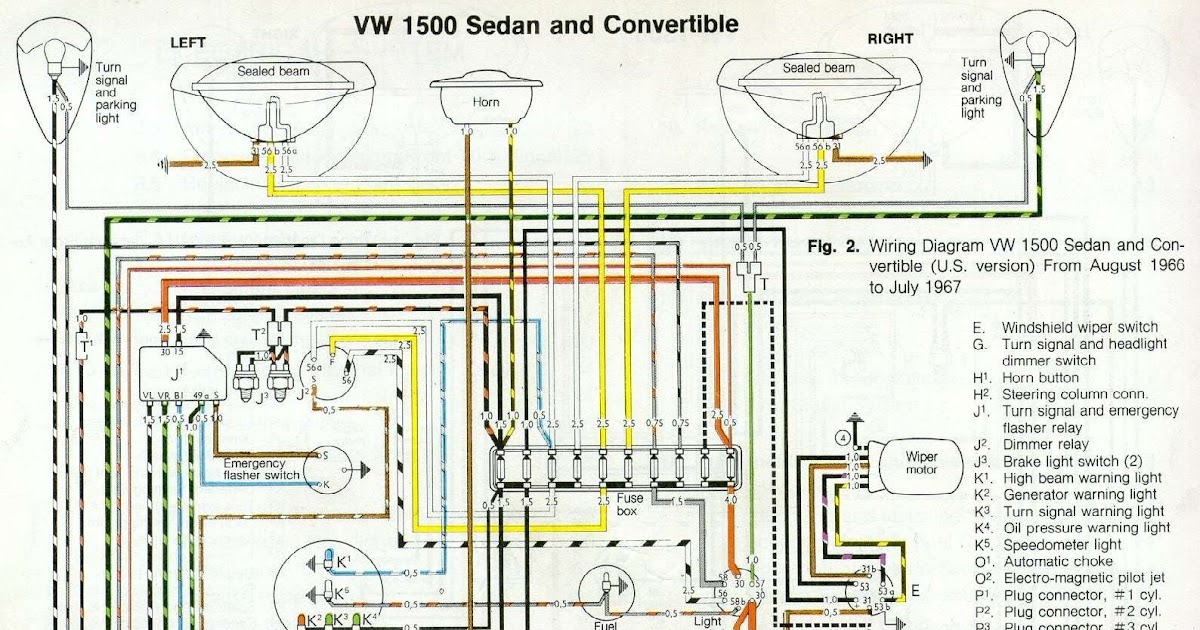 67 Volkswagen Bug Wiring Diagram - Wiring Diagram Networks