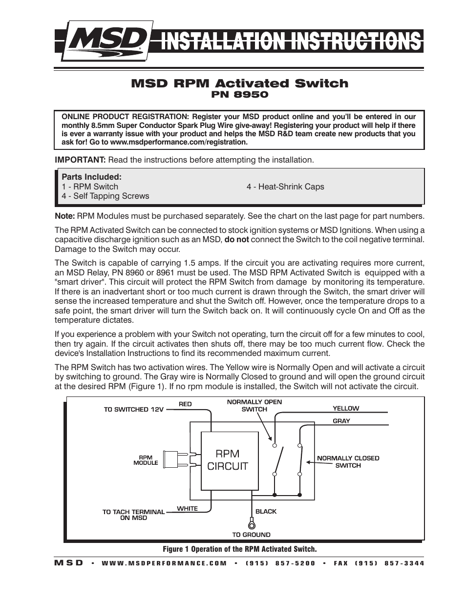 Msd Rpm Activated Switch Wiring Diagram - Wiring Diagram