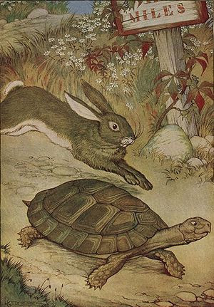 The Tortoise and the Hare, illustrated by Milo...