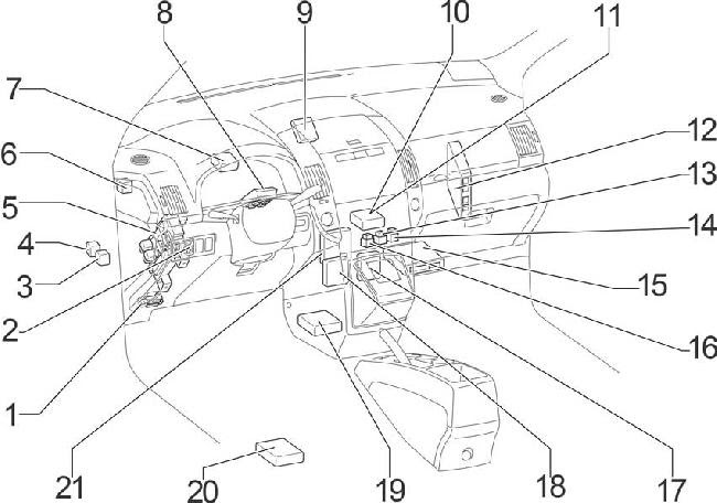 2004 Toyotum Corolla Fuse Box Diagram - Wiring Diagrams