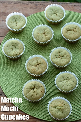 Matcha Mochi Cupcakes