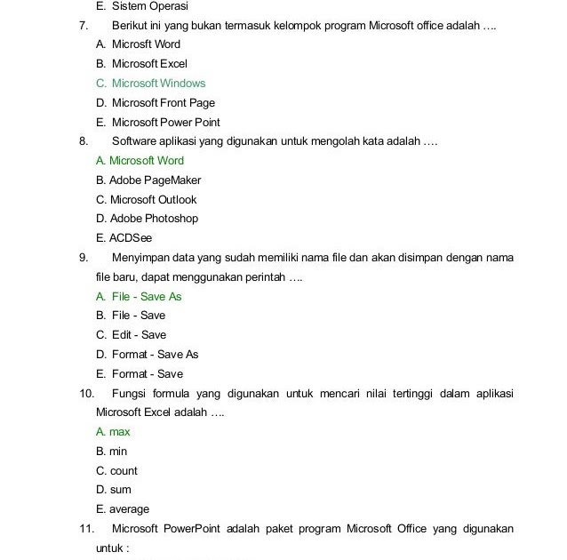 Contoh Soal Grammar Dan Jawabannya Pdf