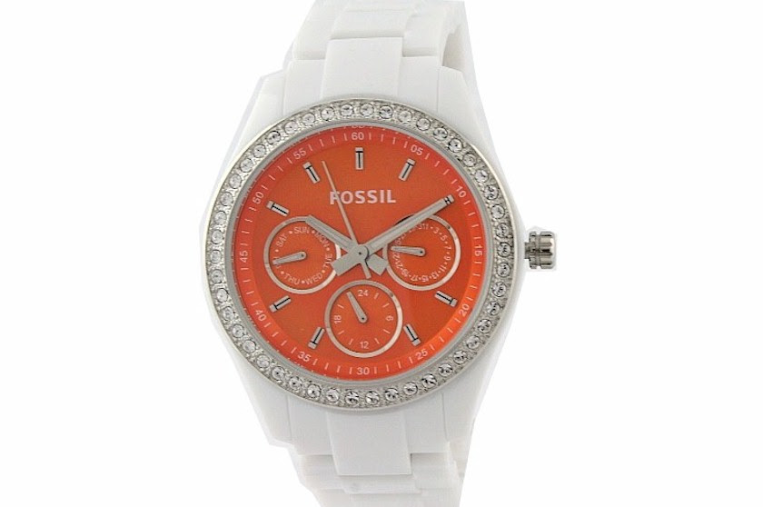 Wrist Watches: Fossil Watches Orange