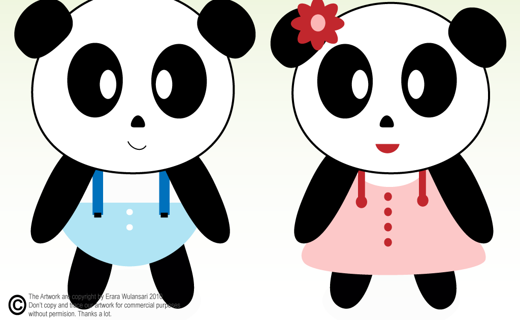 25 Terbaru Gambar Animasi Panda  Couple 