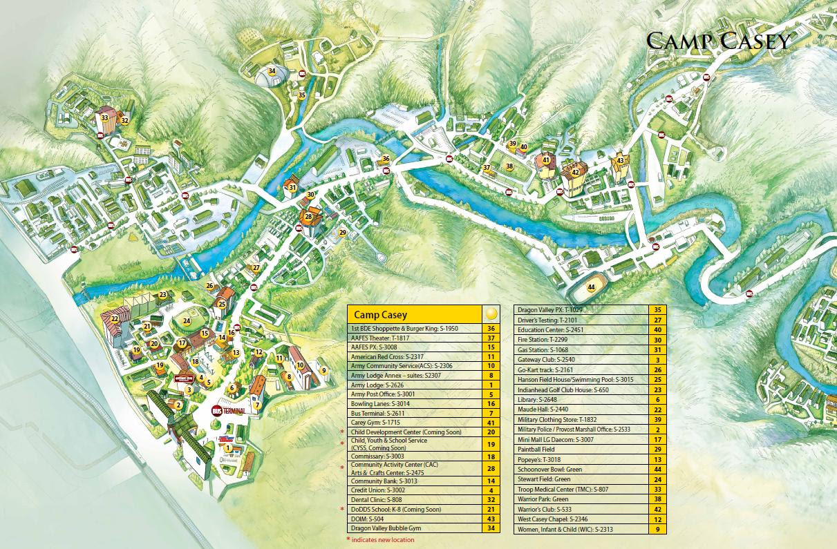 Gadgets 2018 Camp Casey Korea Map
