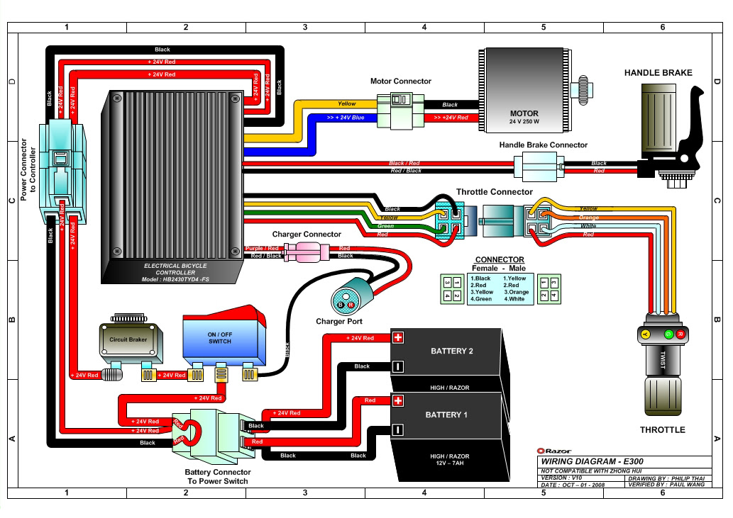 Wiring Diagram Razor Scooter Home Wiring Diagram