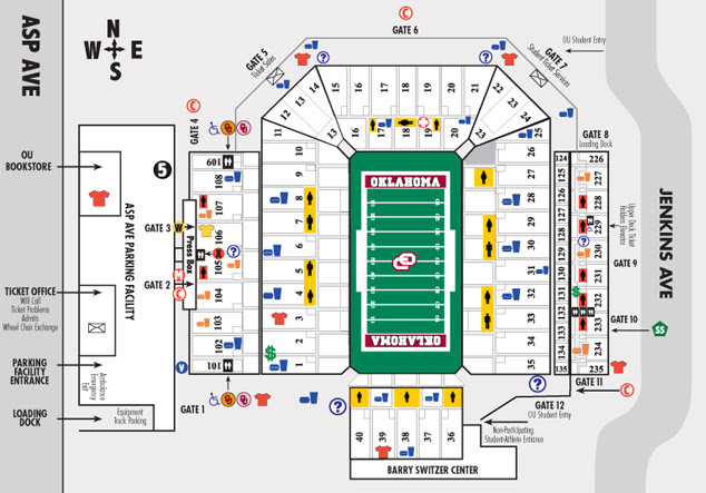 19 Elegant Ou Football Stadium Seating Chart 2018