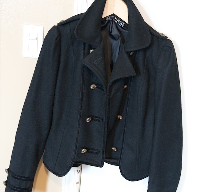 SHOP - Where Did U Get That: Zara wool military jacket - $60 - Size
