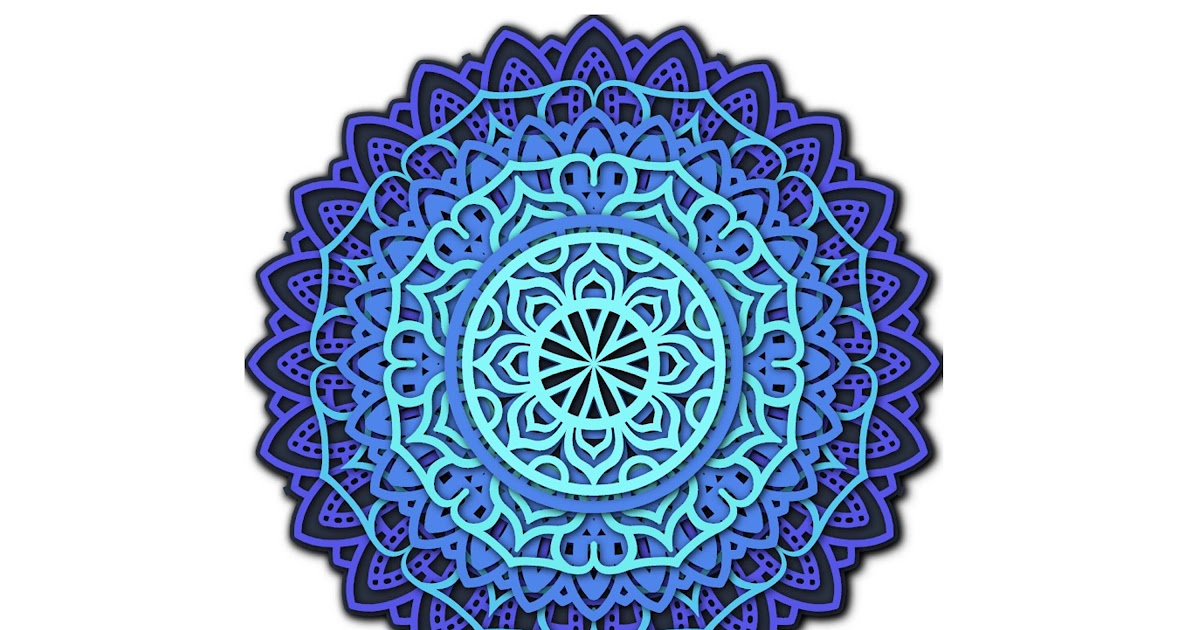 Download Layered Layered Cat Mandala Svg Free Design - SVG Layered