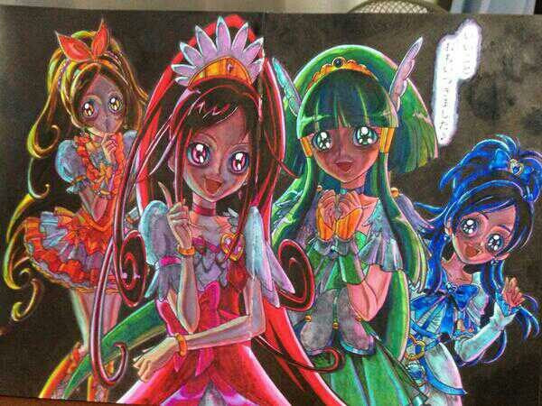 印刷可能 プリキュア ぬりえ 本気 Mokunurie