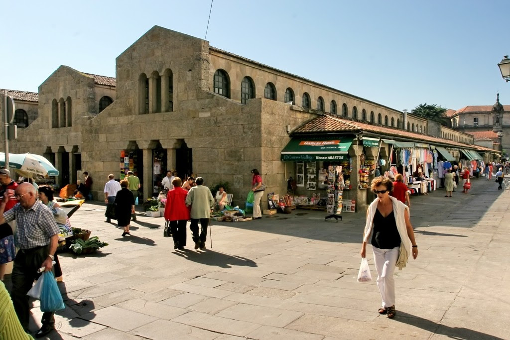 Resultado de imagen de mercado de abastos santiago de compostela