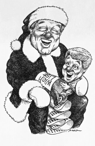 Capital Christmas - Joe Azar b&w
