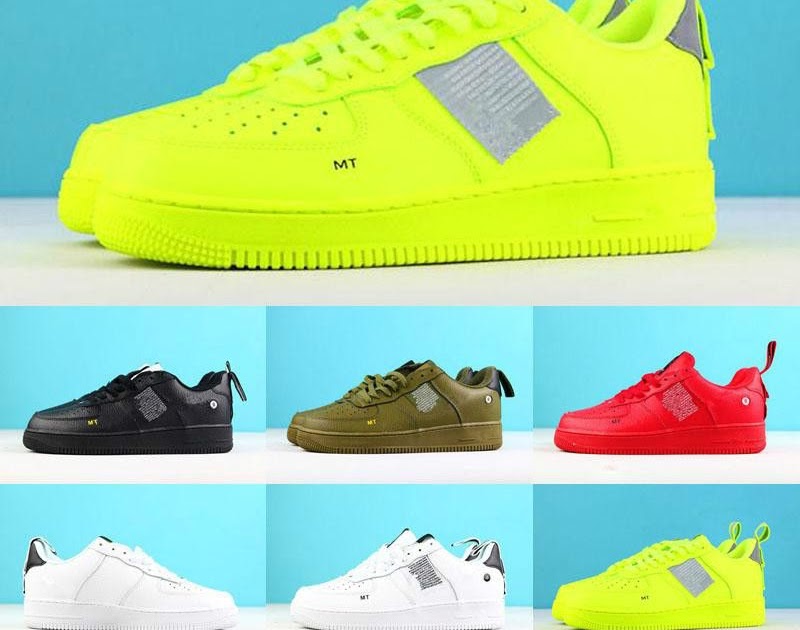 white and lime green shoes