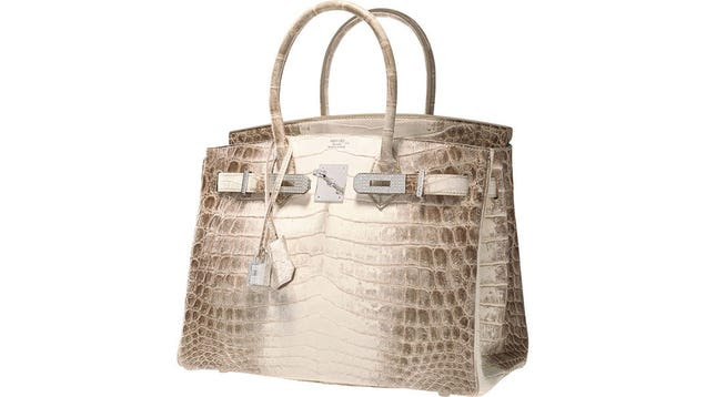 Crocodile/Diamond Birkin Bag Expected to Fetch Over $200K at Auction ...