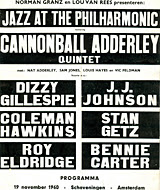 Programma 'Jazz At The Philharmonic', 19 november 1960