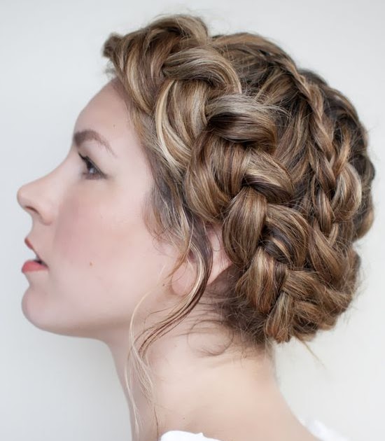 Twist Braid HairStyles: halo braid tutorial - with a twist
