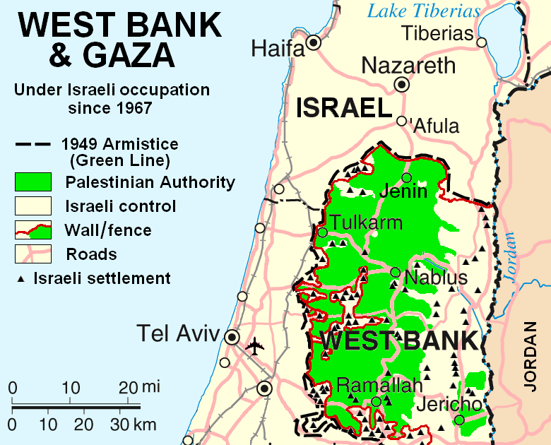 Karta Israel Och Palestina | Göteborg Karta