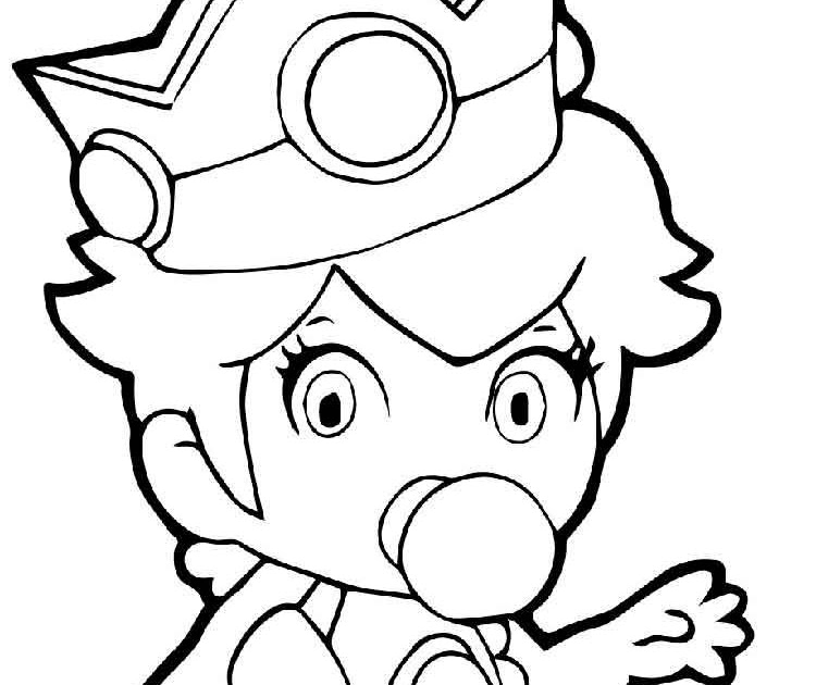 Luigi And Daisy Coloring Pages : Luigi coloring page | Free Printable