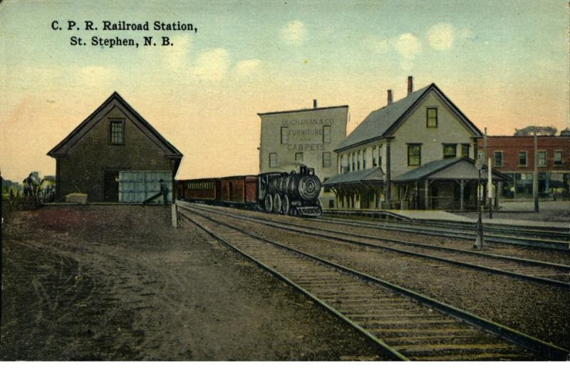 St. Stephen Railway Station, circa 1900