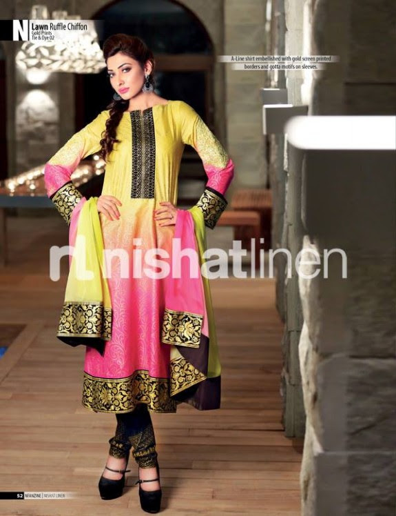 Nisha-New-Eid-Lawn-Summer-Lawn-Prints-Suits-Latest-Collection-2014-by-Nishat-Linen-Clothes-13 Nisha-New-Eid-Lawn-Summer-Lawn-Prints-Suits-Latest-Collection-2013-by-Nishat-Linen-13