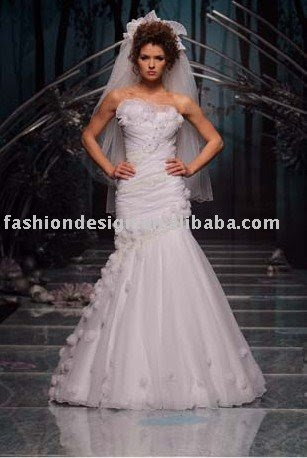 AWD168 2011 custom made beautiful Lebanon wedding dress