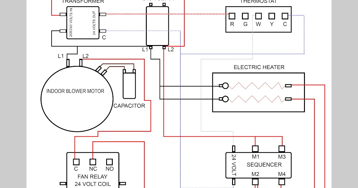 Single Phase 240 Volt Contactor Wiring Diagram | Electrical Wiring