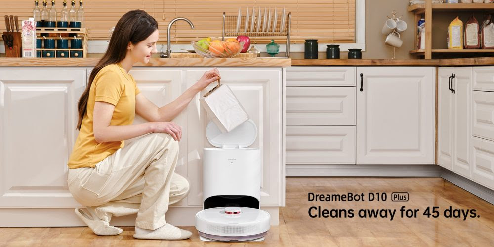 DreameBot D10 Plus robot vacuum and mop unlocks 45 days of hands-free cleaning for a value ($100 off)