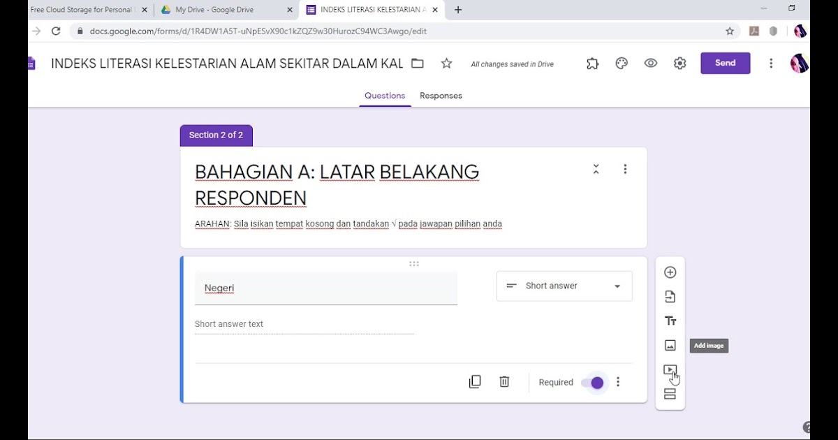 Cara Buat Soal Selidik Online  unsyca