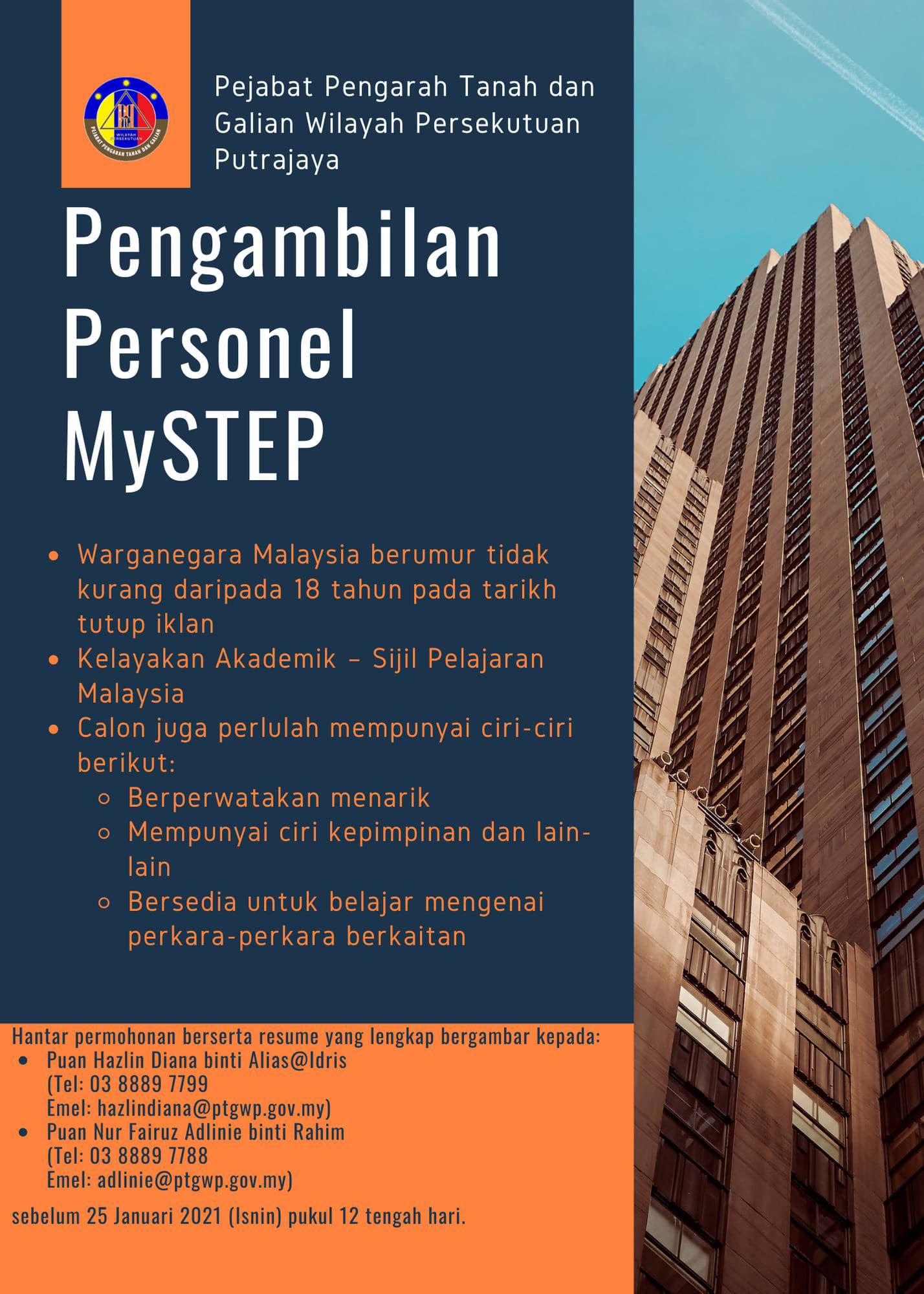 Pejabat Pengarah Tanah & Galian Selangor  PENOLONG PEGAWAI TANAH