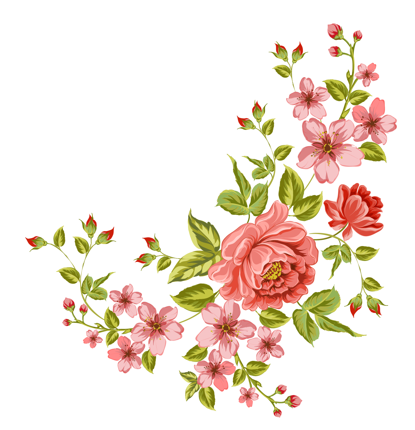 Aesthetic Transparent Background Translucent Pink Flower ...