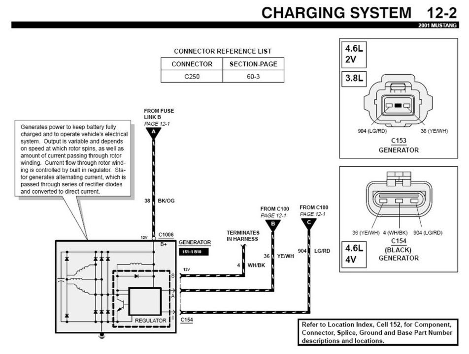 Ford Alternator Wire Diagram 2 - Wiring Diagram