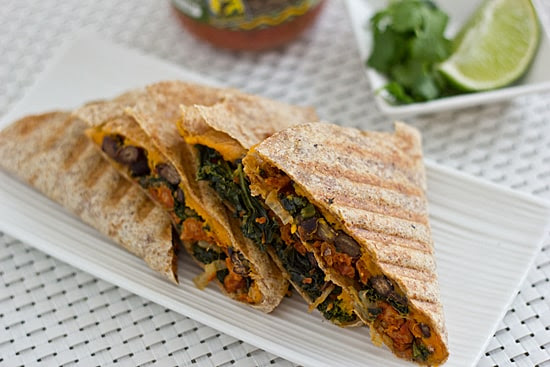 Kale & Sweet Potato Quesadilla Kale & Sweet Potato Quesadilla