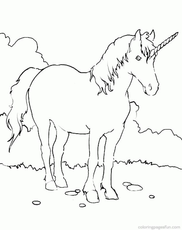 Cartoon Jojo Siwa Unicorn Coloring Pages with simple drawing