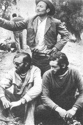 Nando Parrado és Roberto Canessa, valamint Sergio Catalan