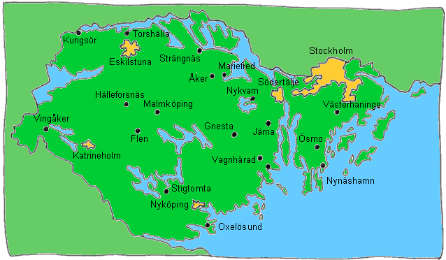 Sörmland Karta | Karta