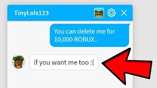 robux much 000 roblox delete