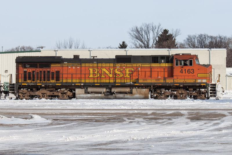BNSF 4163 in Grand Forks