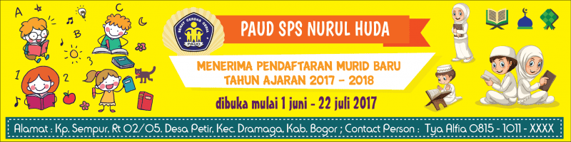 Contoh Banner Perpisahan Tk kumpulan contoh spanduk